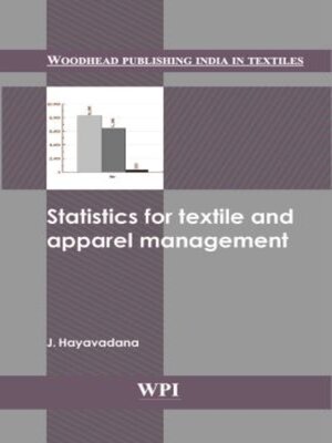 cover image of Statistics for Textile and Apparel Management